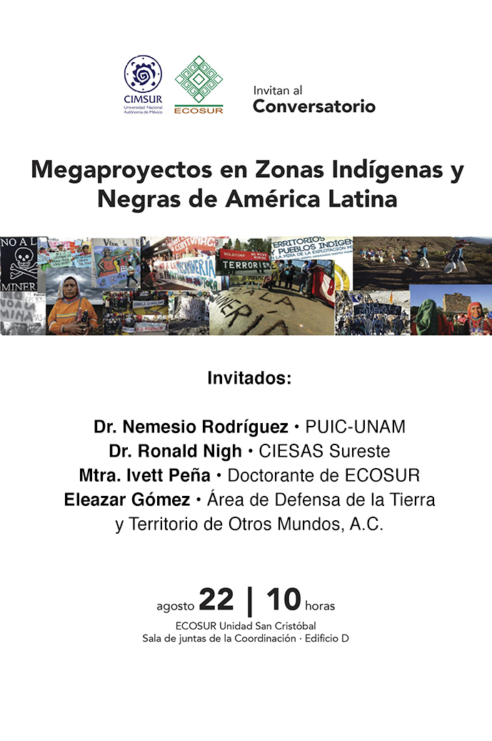Conversatorio Megaproyectos en Zonas Indígenas y Negras de América Latina