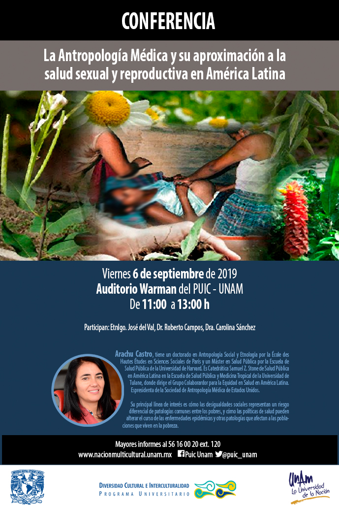 Conferencia La Antropología Médica y su aproximación a la salud sexual y reproductiva en América Latina