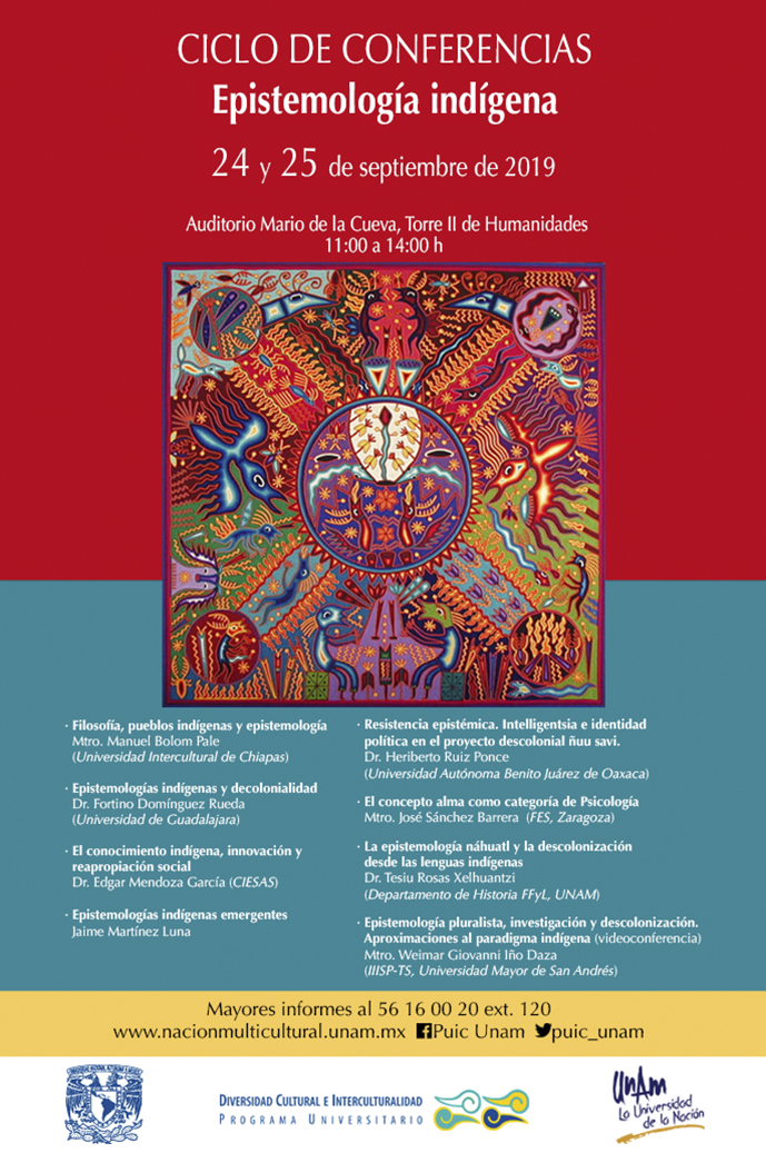 Ciclo de conferencias Epistemología Indígena
