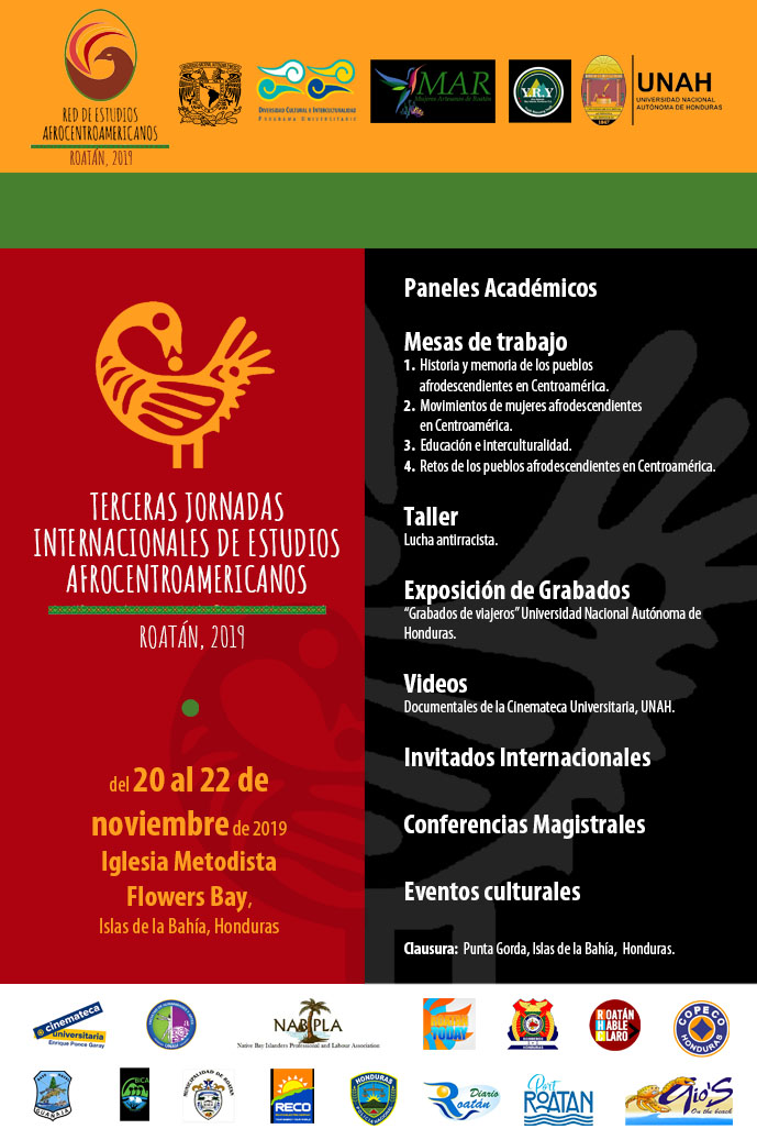 Terceras Jornadas Internacionales de Estudios Afrocentroamericanos