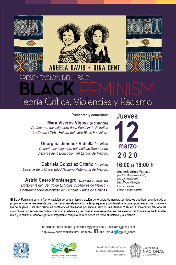 Presentación del libro: Black Feminism. Teoría Crítica, Violencias y Racismo