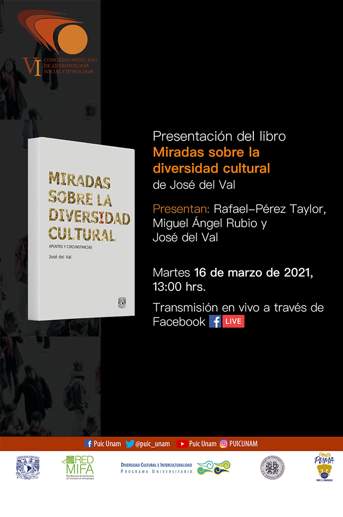 Presentación del libro: Miradas sobre la diversidad cultural en el VI Congreso Mexicano de Antropología Social y Etnología – COMASE