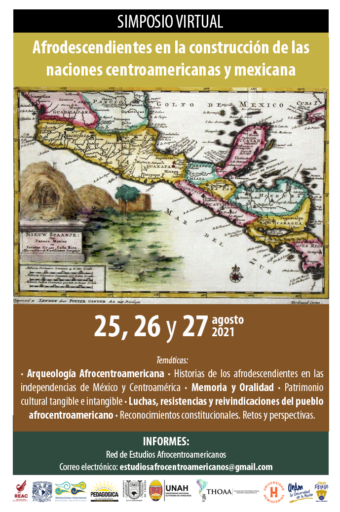Simposio Virtual Afrodescendientes en la Construcción de las Naciones Centroamericanas y Mexicanas