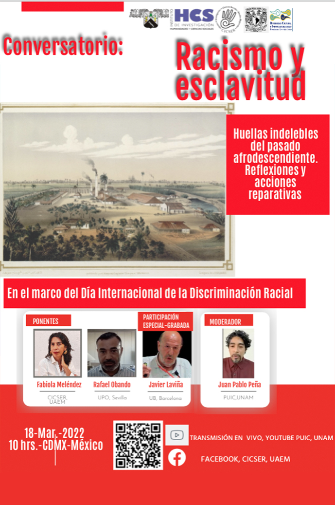 Conversatorio: Racismo y esclavitud