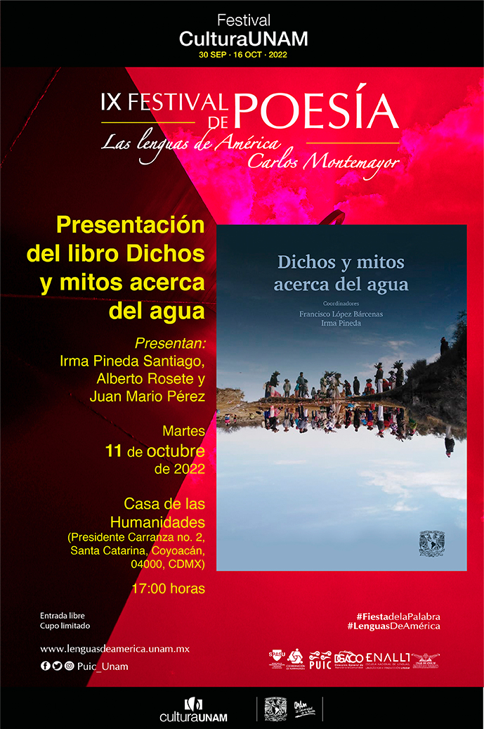 Presentación del libro: Dichos y mitos acerca del agua