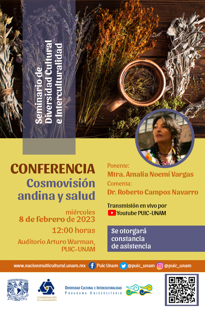 Seminario de Diversidad Cultural e Interculturalidad. Conferencia: Cosmovisión andina y salud