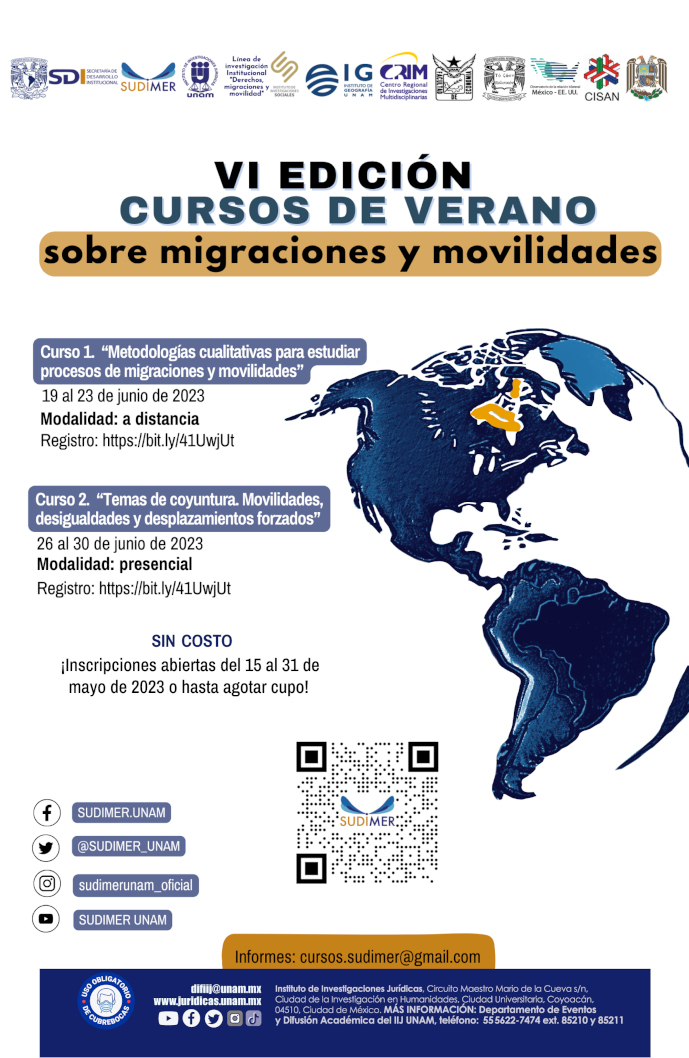 VI Edición de los Cursos de Verano sobre migraciones y movilidades