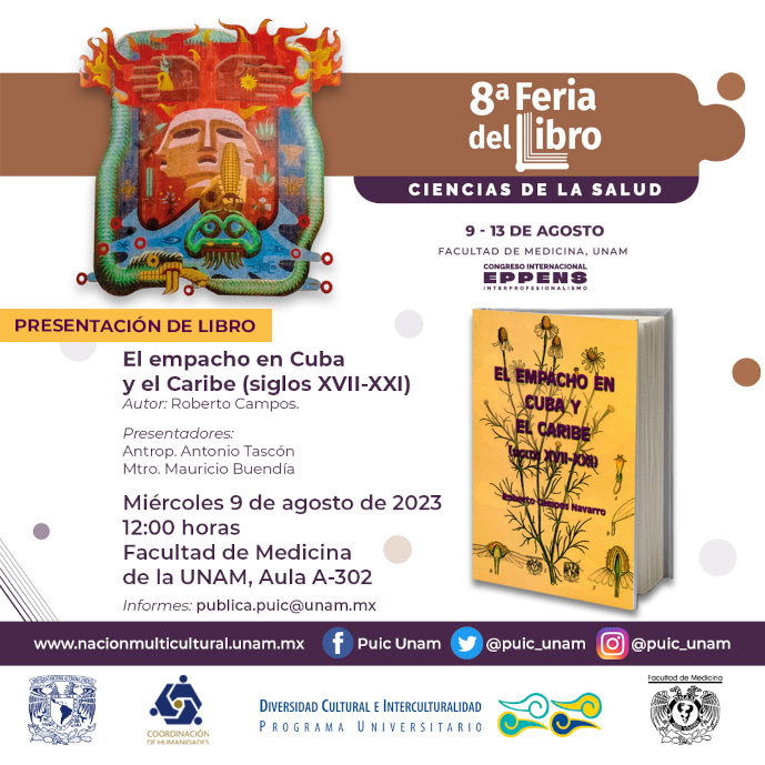 Presentación del libro: El empacho en Cuba y el Caribe (siglos XVII-XXI) en la 8ª Feria del Libro Ciencias de la Salud