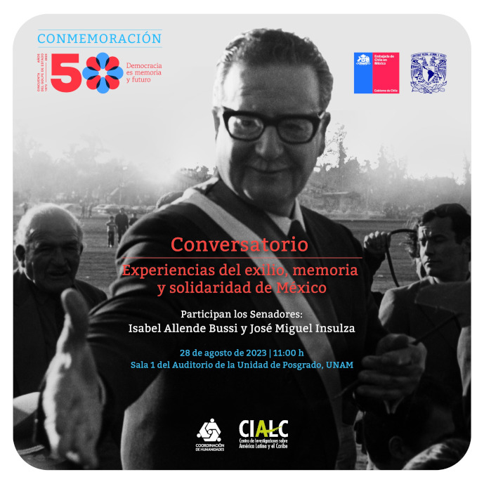 Conversatorio Experiencias del exilio, memoria y solidaridad de México