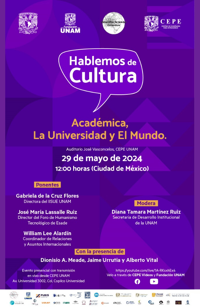Hablemos de Cultura Académica. La Universidad y el Mundo