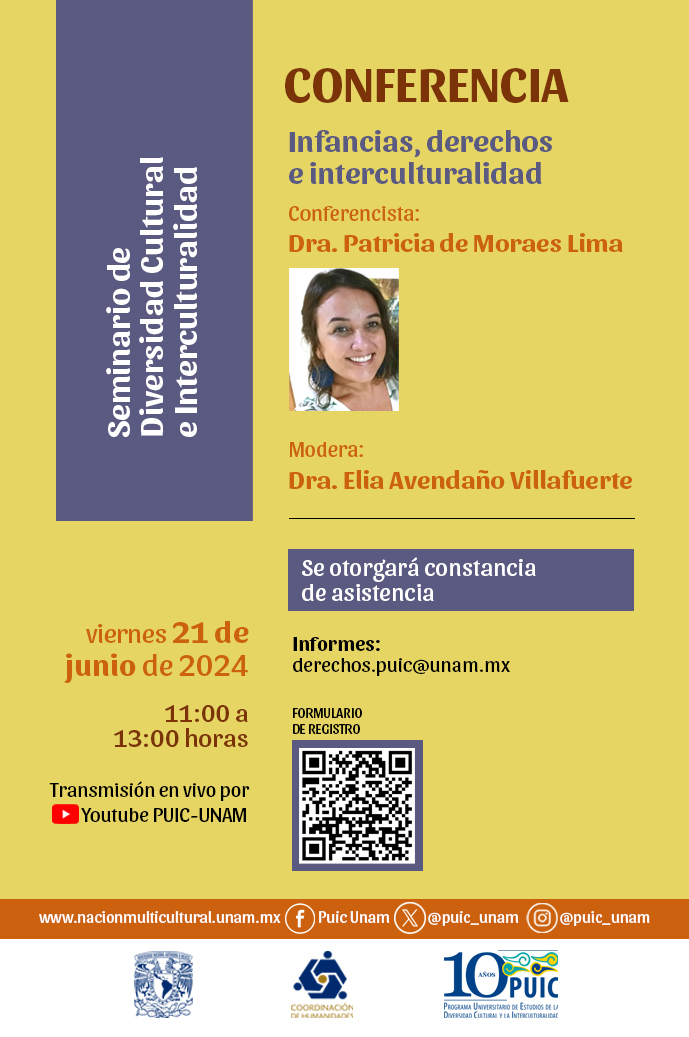Seminario de Diversidad Cultural e Interculturalidad. Conferencia “Infancias, derechos e interculturalidad”