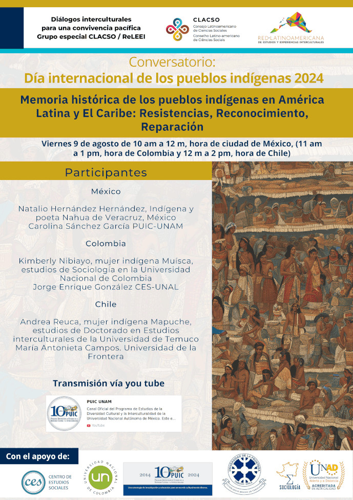 Conversatorio: Día internacional de los pueblos indígenas 2024