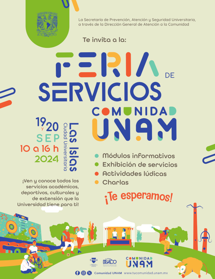 Feria de servicios Comunidad UNAM