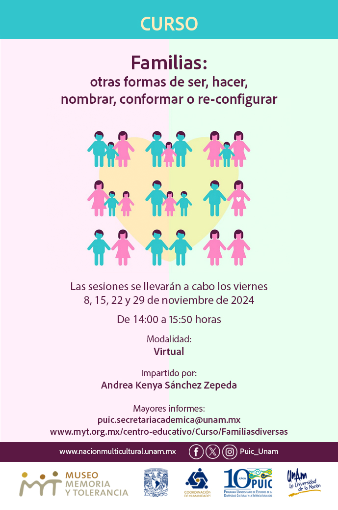 Curso: Familias: otras formas de ser, hacer, nombrar, conformar o re-configurar