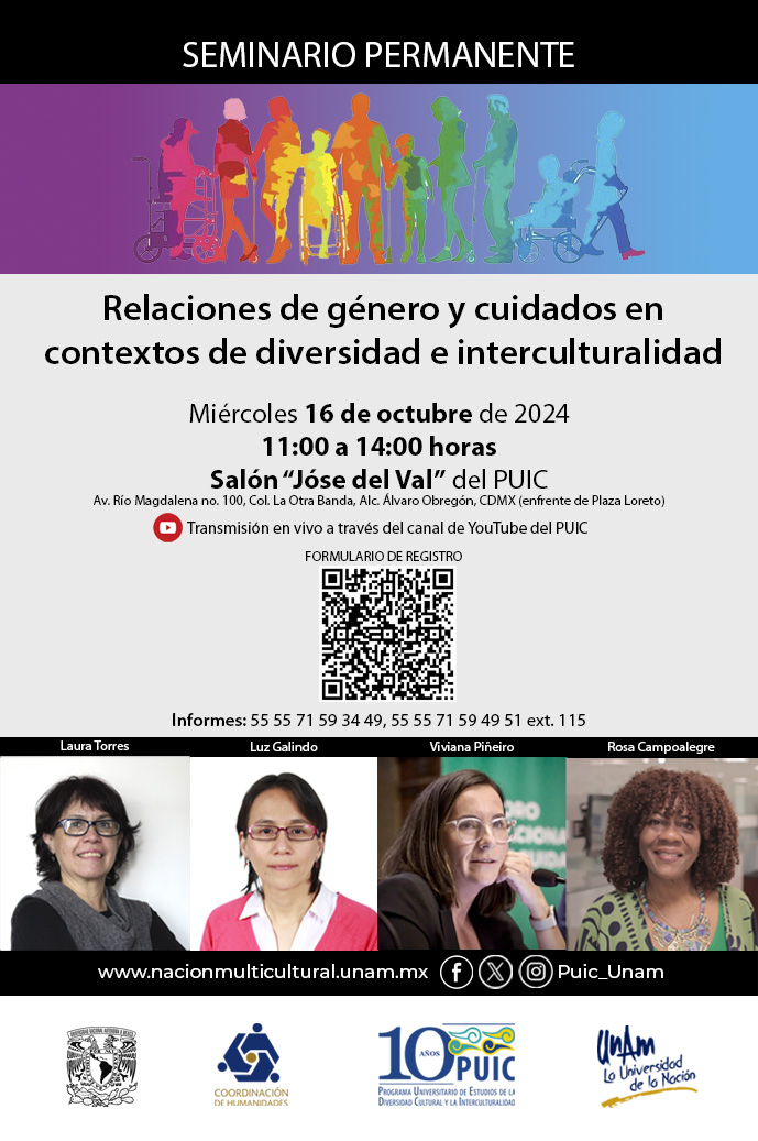 Seminario Permanente: Relaciones de género y cuidados en contextos de diversidad cultural e interculturalidad