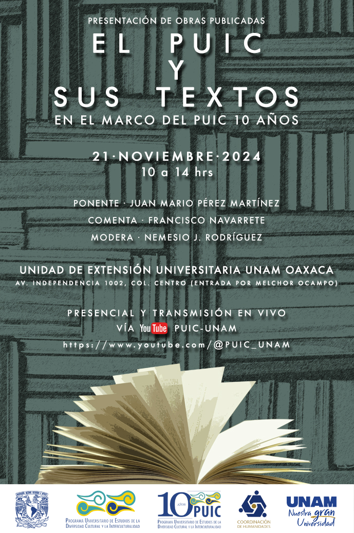 Presentación de obras publicadas “El PUIC y sus textos”