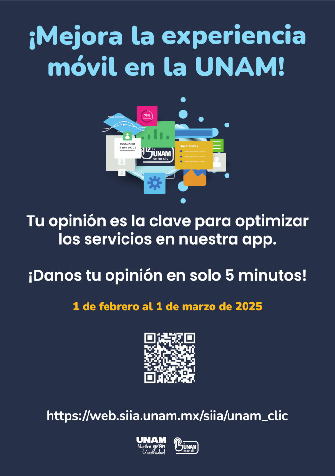 Encuesta: La UNAM en un clic