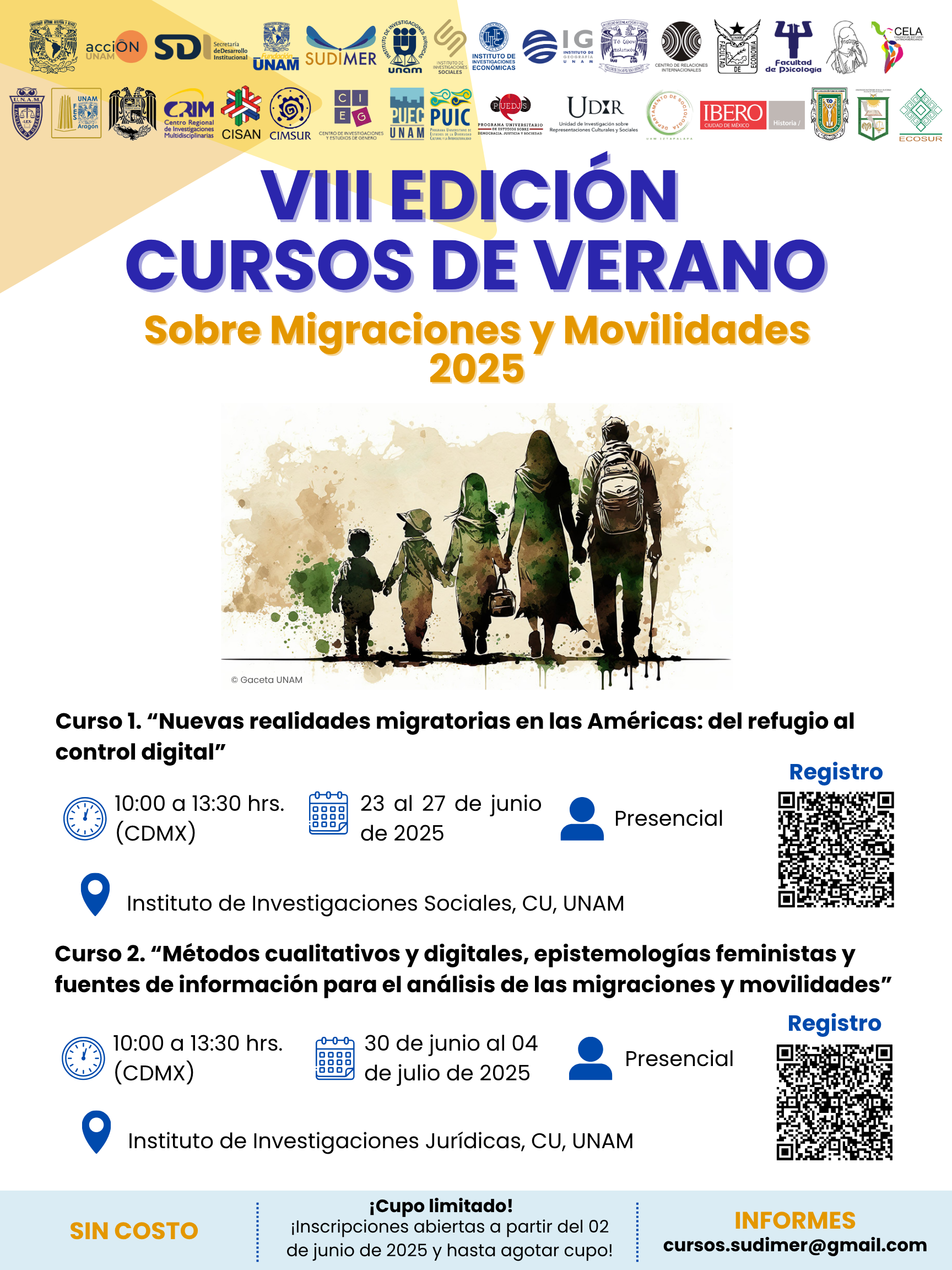 VIII Edición Cursos de Verano sobre Migraciones y Movilidades 2025